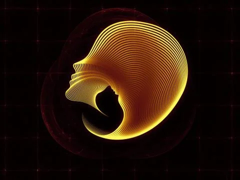Realms of Soul Geometry Illustrazione stock