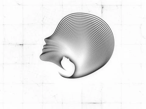 Realms of Soul Geometry Illustrazione stock