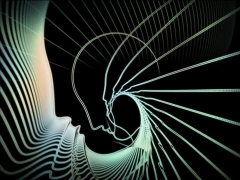 Realms of Soul Geometry Illustrazione stock