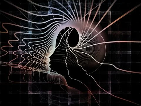 Realms of Soul Geometry Stock Illustration