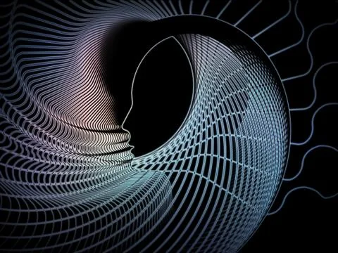 Realms of Soul Geometry Stock Illustration