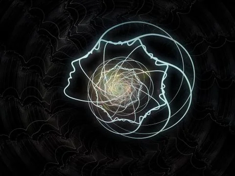 Realms of Soul Geometry Stock Illustration