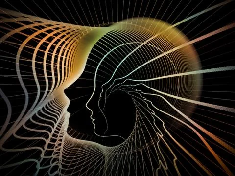Realms of Soul Geometry Stock Illustration
