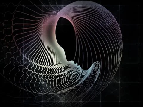 Realms of Soul Geometry Stock Illustration