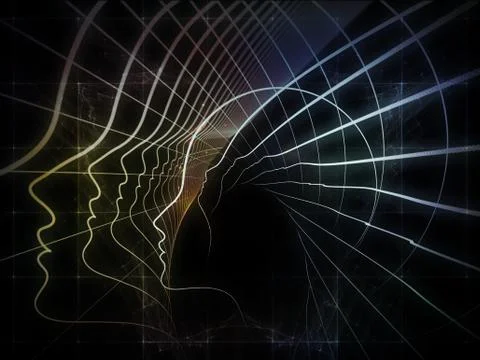 Realms of Soul Geometry Illustrazione stock