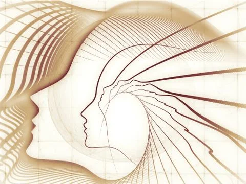Realms of Soul Geometry Stock Illustration