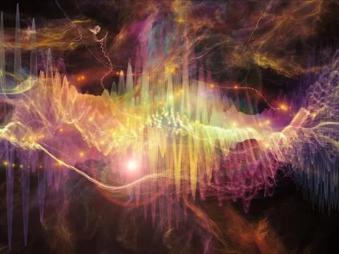 Realms of Sound Wave 스톡 일러스트