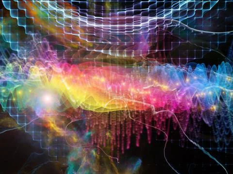 Realms of Sound Wave Ilustración de archivo