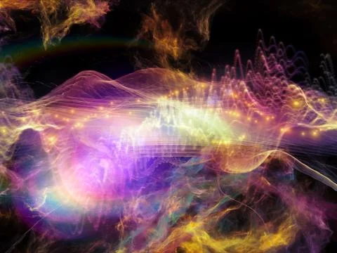 Realms of Sound Wave Stock Illustration