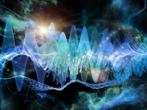 Realms of Sound Wave Stock Illustration