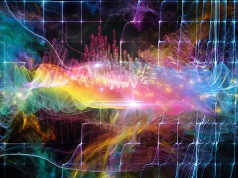 Realms of Sound Wave Stock Illustration