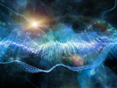 Realms of Sound Wave Stock Illustration