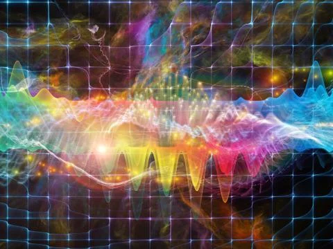 Realms of Sound Wave Stock Illustration