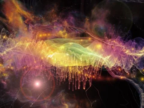 Realms of Sound Wave 스톡 일러스트