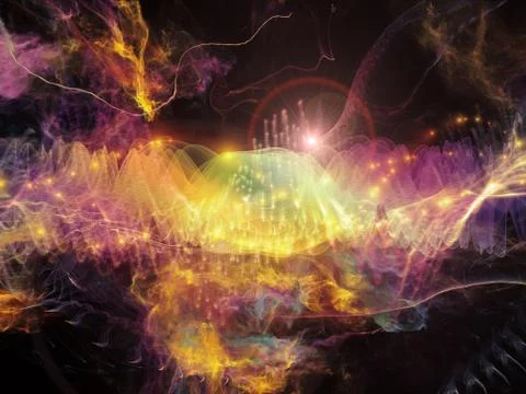 Realms of Sound Wave Stock Illustration