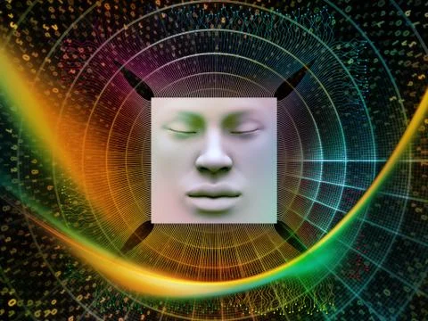 Realms of Super Human AI Stock Illustration