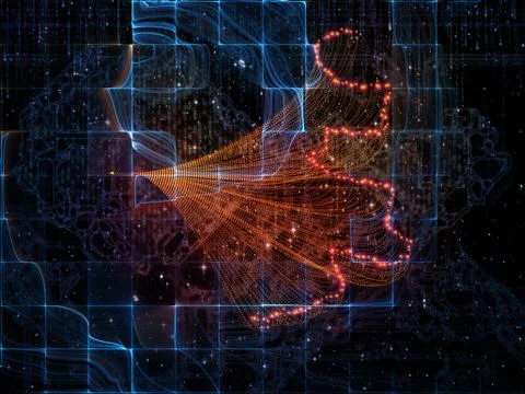 Realms of Technology Links Illustrazione stock
