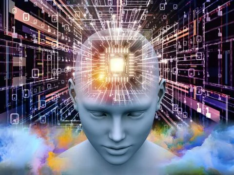 Realms of Thought Stock Illustration