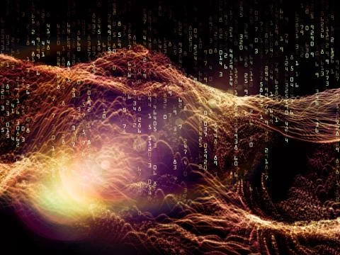 Realms of Virtual World Stock Illustration