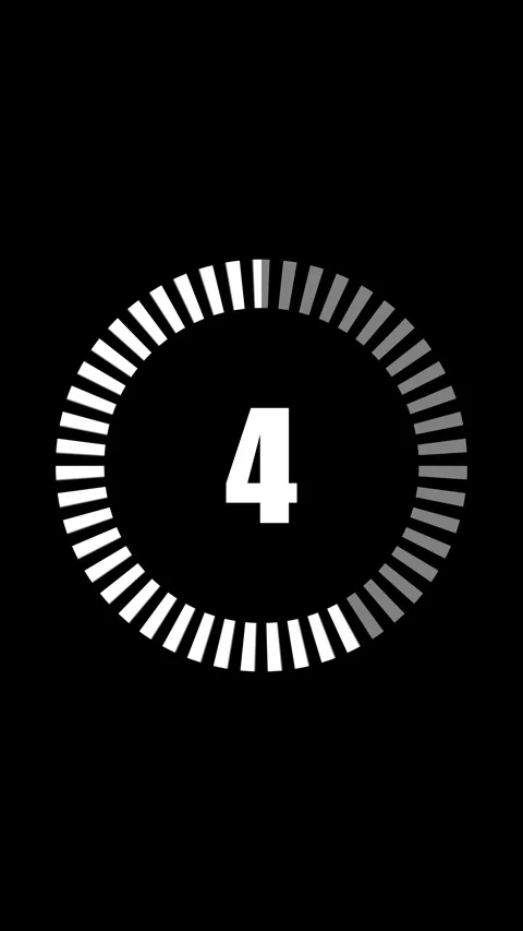 Realtime Countdown Clock: Digital Timer Animation for Deadlines and Events Stock Footage 333666971