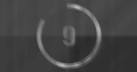 Realtime countdown clock Stock Footage 292875840