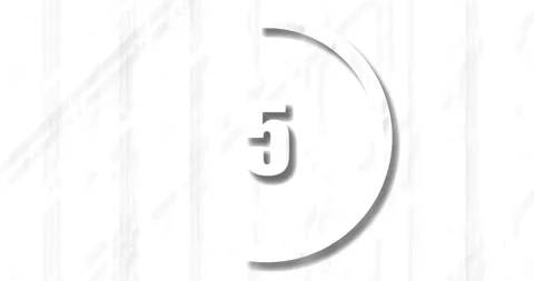 Realtime countdown clock Stock Footage 292876054