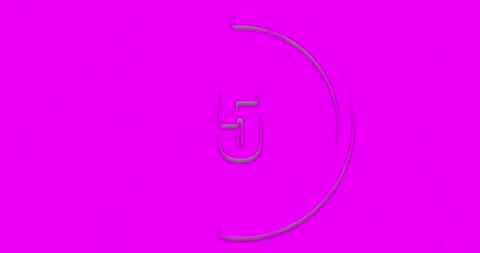 Realtime countdown clock Stock Footage 292898346