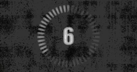 Realtime countdown clock Stock Footage 294560179