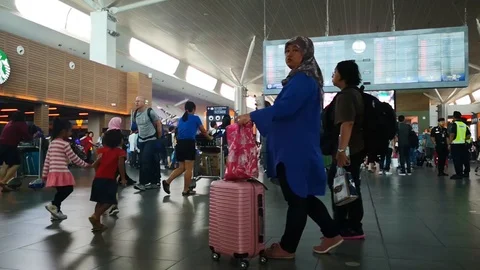 Realtime shot in KLIA 스톡 동영상 107465311