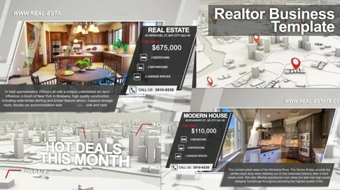 Realtor Business Promo Stock After Effects