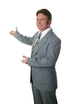 Realtor Gesturing Stock Photos