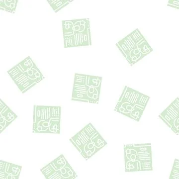 Realtor services glyph seamless pattern Illustrazione stock