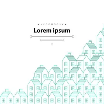 Realty pattern and backdrop イラスト素材