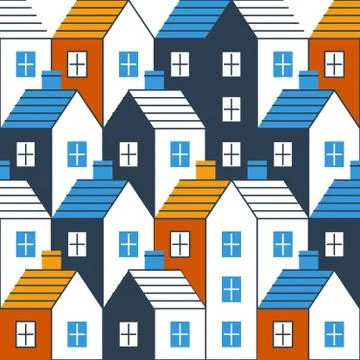 Realty pattern and backdrop Stock Illustration