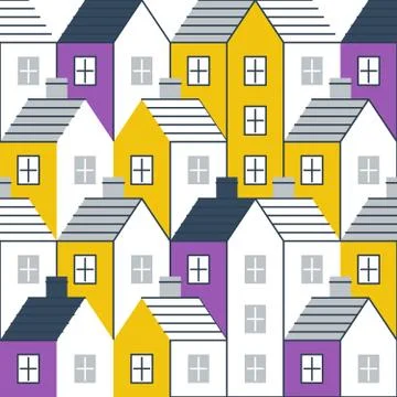 Realty pattern and backdrop Stock Illustration