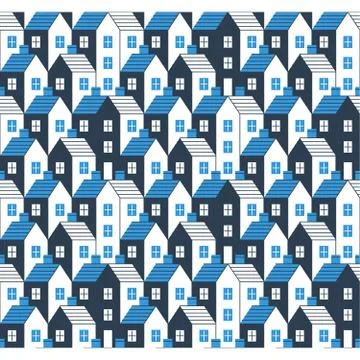 Realty pattern and backdrop Illustrazione stock