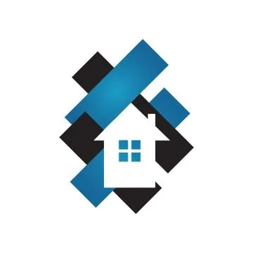Realty Real Estate logo vector design for property business and mortgage corp Stock Illustration