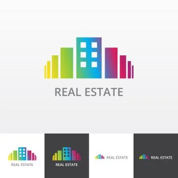 Realty service vector logo eps Stock Illustration
