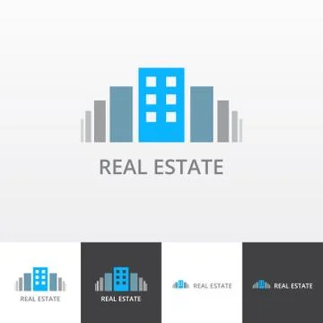 Realty service vector logo eps Stock Illustration