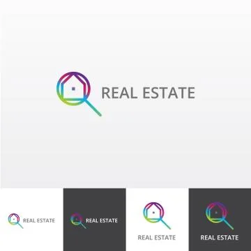 Realty service vector logo eps Stock Illustration
