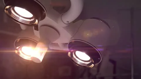 Reanimation room Light Stock Footage 12459180