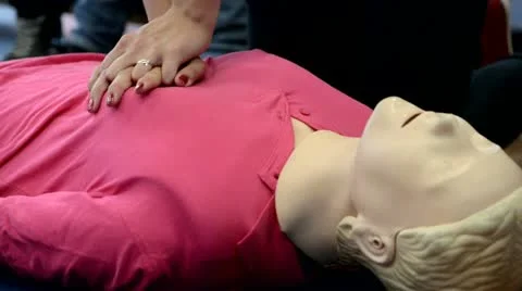 Reanimation trainging Stock-Footage 21842405