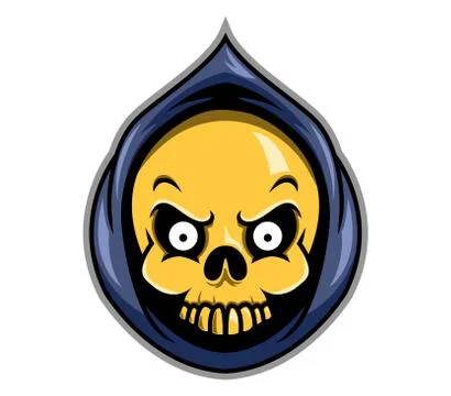 Reaper Head Stock Illustration