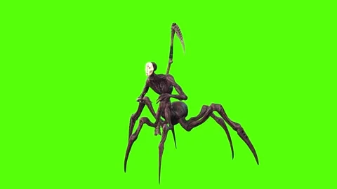 Reaper Idle Green Screen Animation 3D Re... | Stock Video | Pond5