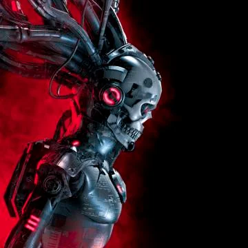 Reaper in the mist Illustrazione stock