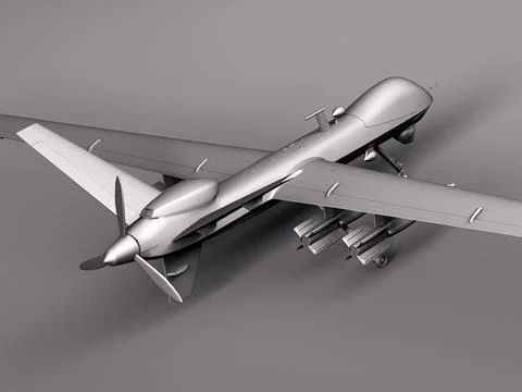 Reaper MQ-9 US Drone Predator ~ 3D Model #96469526 | Pond5