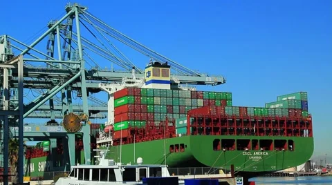 REAR 3 4 OF CARGO SHIP Vidéo 913173