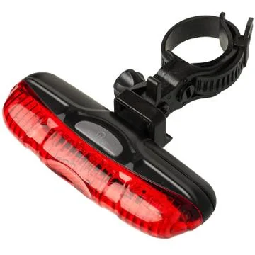 Rear bicycle light Stock Photos