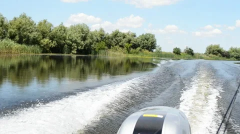 Rear boat Video stock 36261671