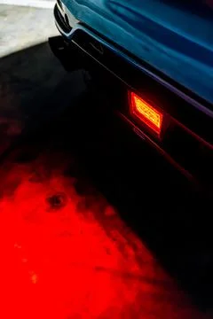 Rear brake light Stock Photos